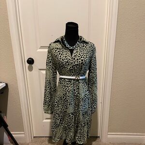 Cute spotted green dress